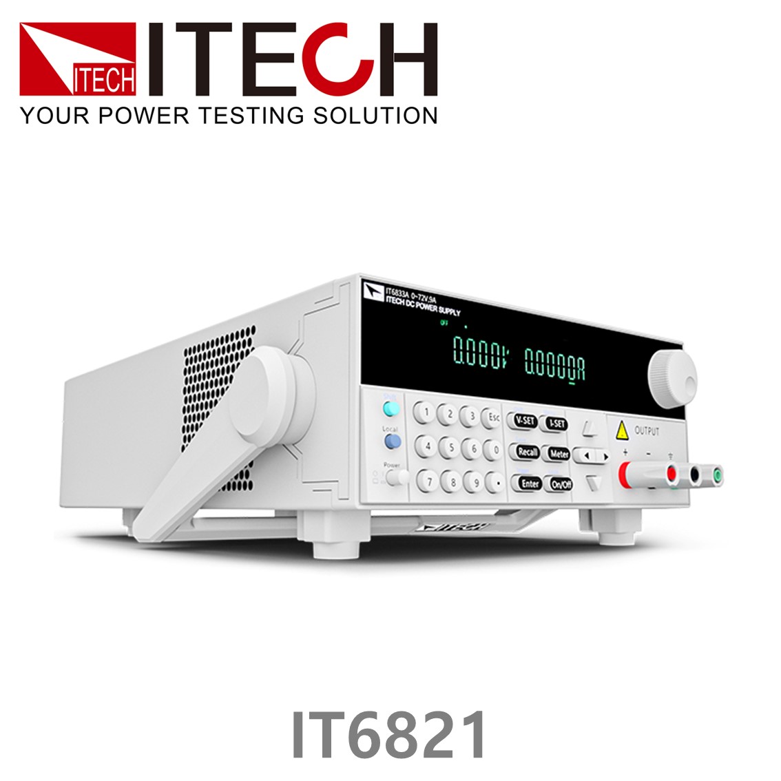 [ ITECH ] IT6821  0-18V/0-5A/90W 리니어 DC전원공급기 ( RS232/USB 옵션 )
