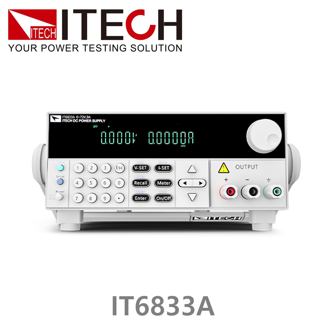 [ ITECH ] IT6833A  0-72V/0-3A/216W 리니어 DC전원공급기 (RS232/USBInterfaces)