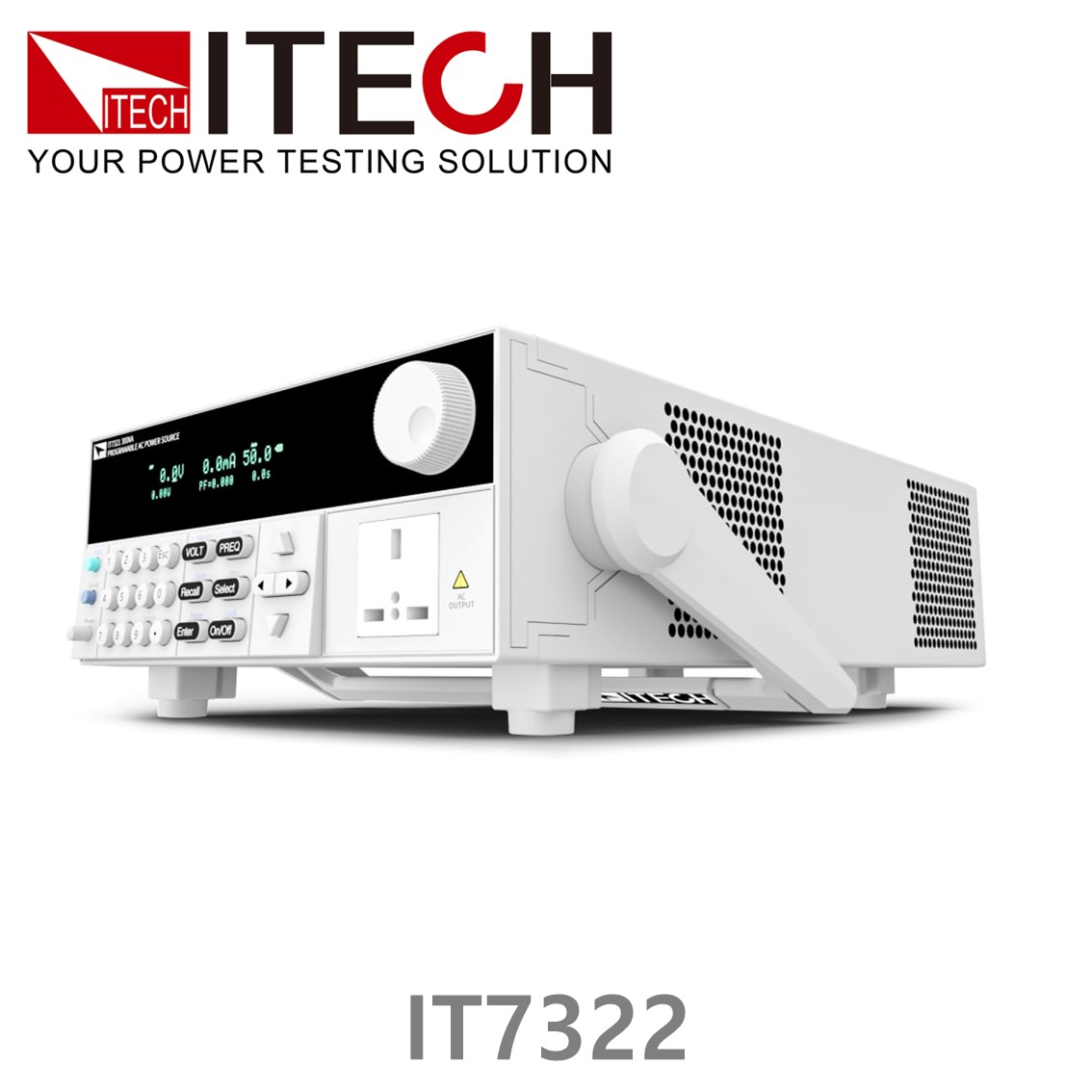 [ ITECH ] IT7322  리니어 프로그래머블 AC전원공급기 150V/300V - 6A/3A - 750VA (1φ) (3U)