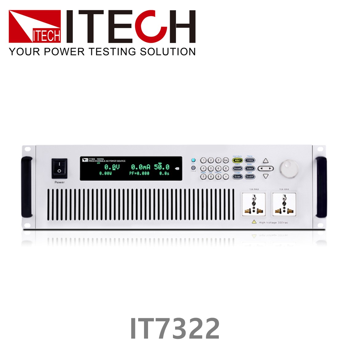 [ ITECH ] IT7322  리니어 프로그래머블 AC전원공급기 150V/300V - 6A/3A - 750VA (1φ) (3U)