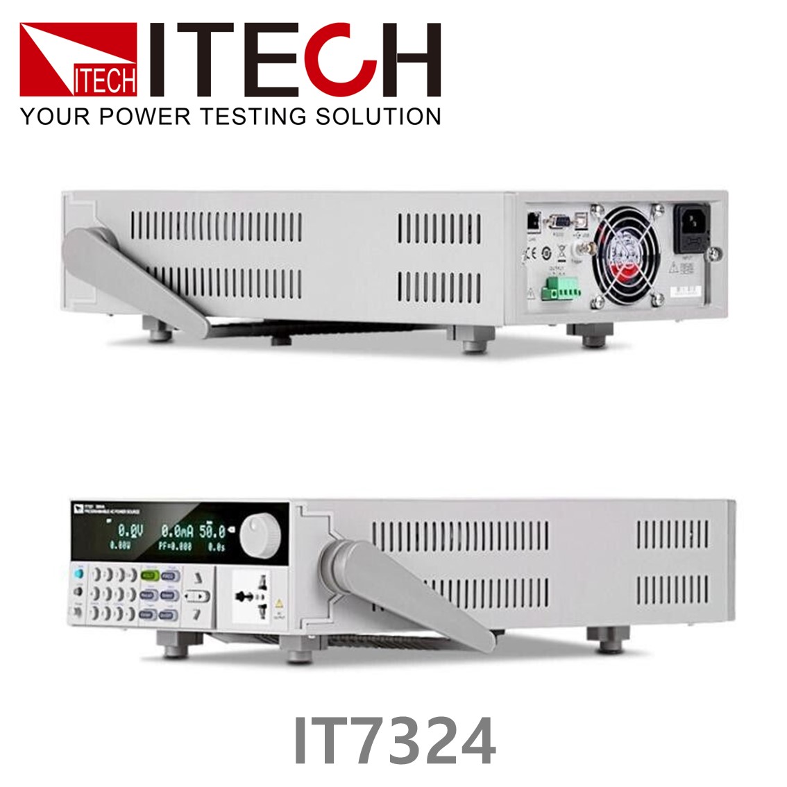 [ ITECH ] IT7324 리니어 프로그래머블 AC전원공급기 150V/300V - 12A/6A - 1500VA (1φ) (3U)