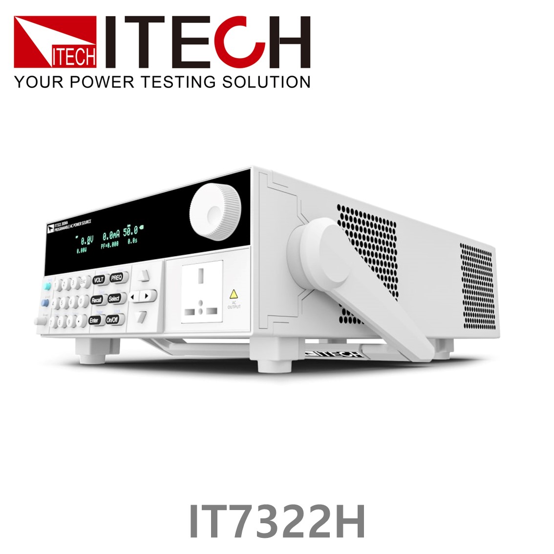 [ ITECH ] IT7322H  리니어 프로그래머블 AC전원공급기 250V/500V - 3A/1.5A - 750VA (1φ) (3U)