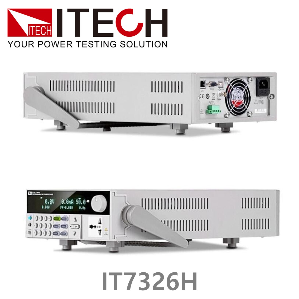 [ ITECH ] IT7326H  리니어 프로그래머블 AC전원공급기 250V/500V - 12A/6A -3000VA (1φ) (6U)