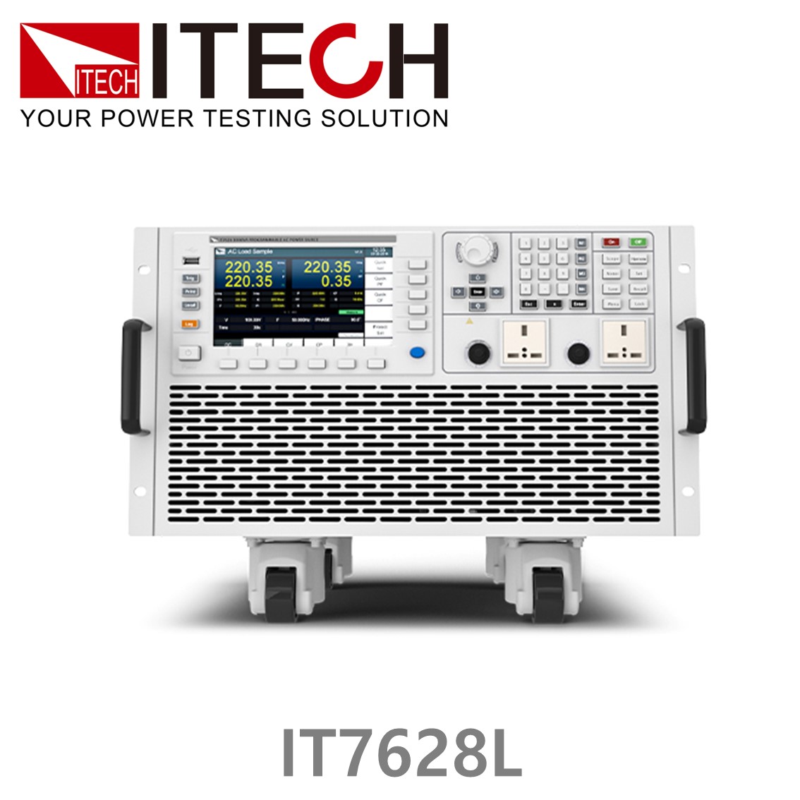 [ ITECH ] IT7628L  리니어 프로그래머블 고주파 AC전원공급기 300V/18A/13.5kVA 1φ or 3φ (37U)