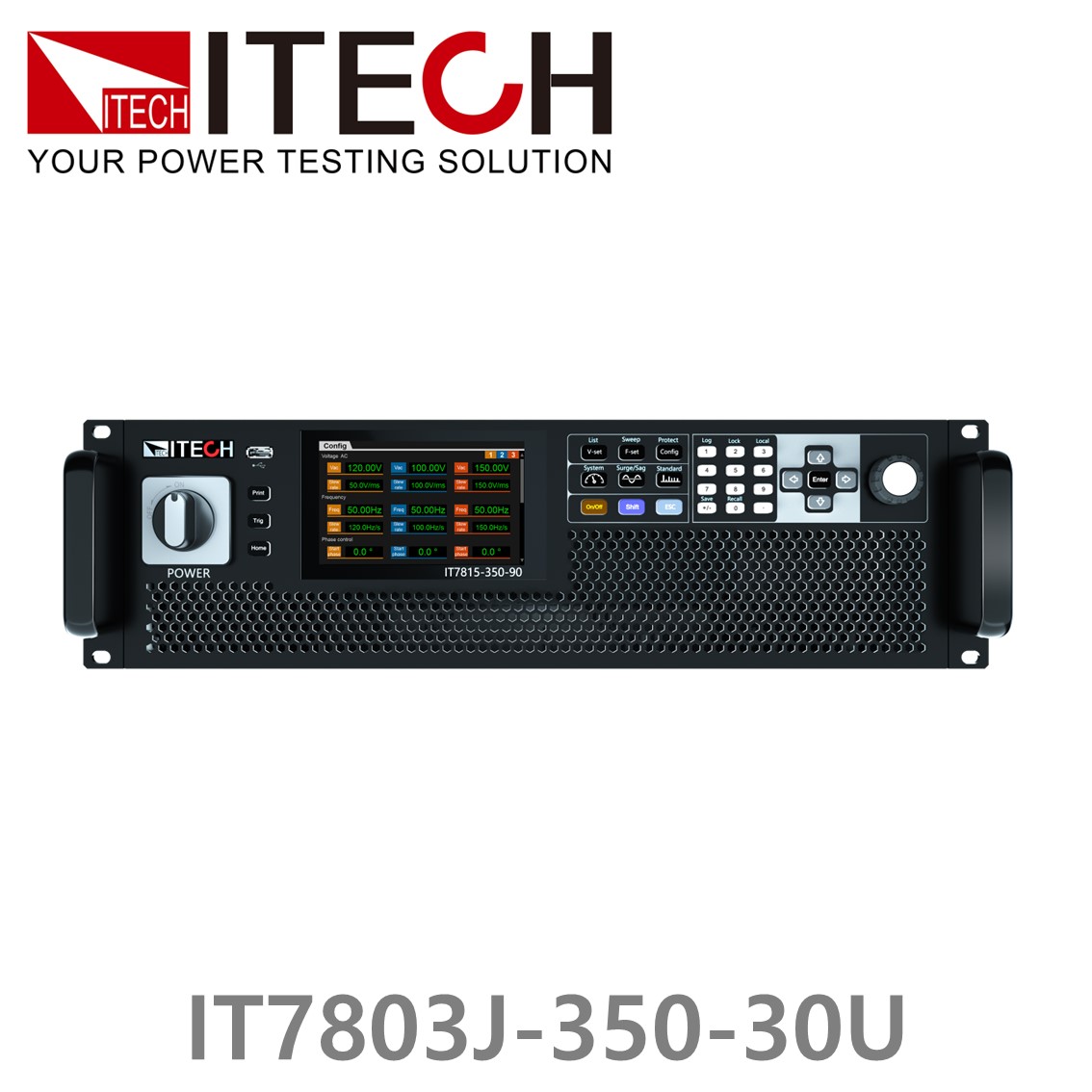 [ ITECH ] IT7803J-350-30U  스위칭타입 AC전원공급기 350V/30A/3kVA 1φ 1-Phase 220Vac