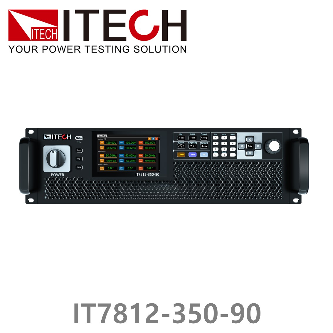 [ ITECH ] IT7812-350-90  스위칭타입 AC전원공급기 350V/90A/12kVA 1φ or 3φ