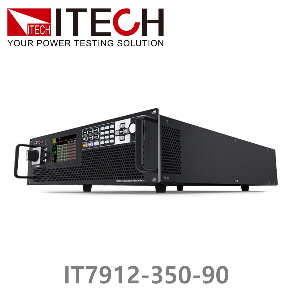[ITECH IT7912-350-90  회생 AC그리드 시뮬레이터 350V/90A/12KVA/ 1Φ or 3Φ (3U)