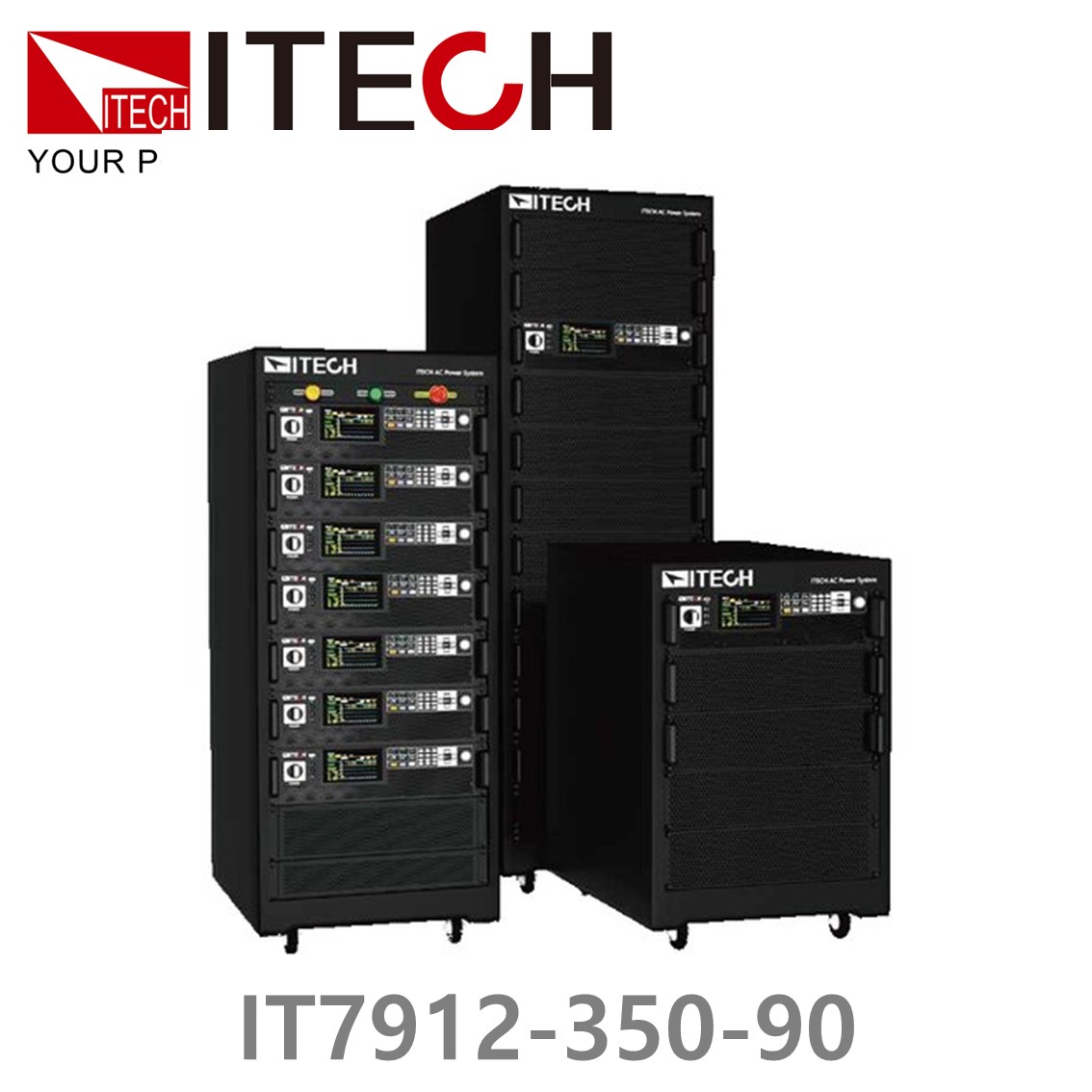 [ITECH IT7912-350-90  회생 AC그리드 시뮬레이터 350V/90A/12KVA/ 1Φ or 3Φ (3U)