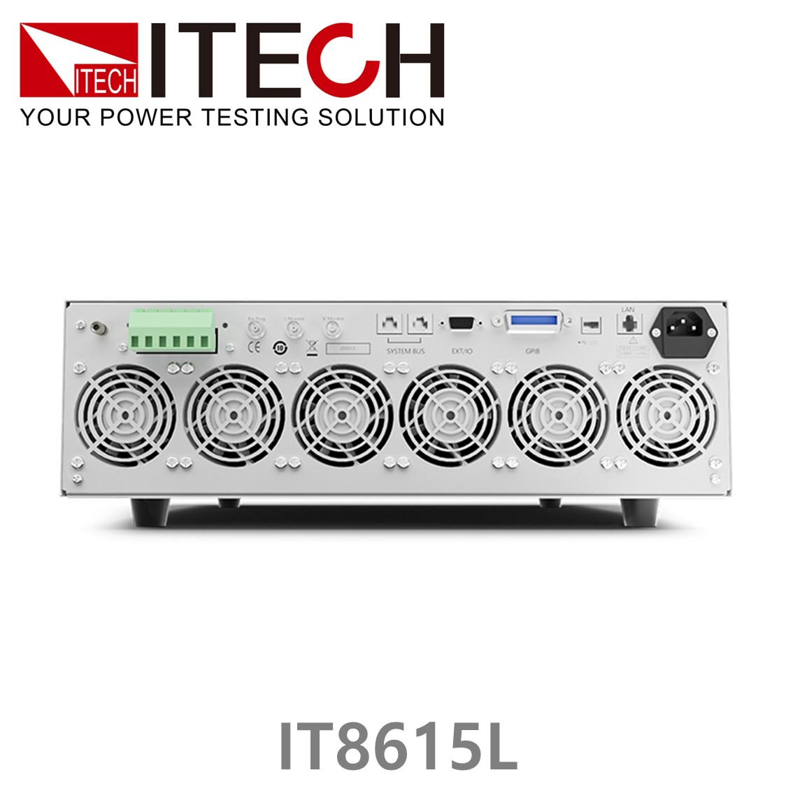 ITECH IT8615L AC, DC 전자로드,전자부하 15~260Vrms, 0~20Arms, 1800VA (3U)