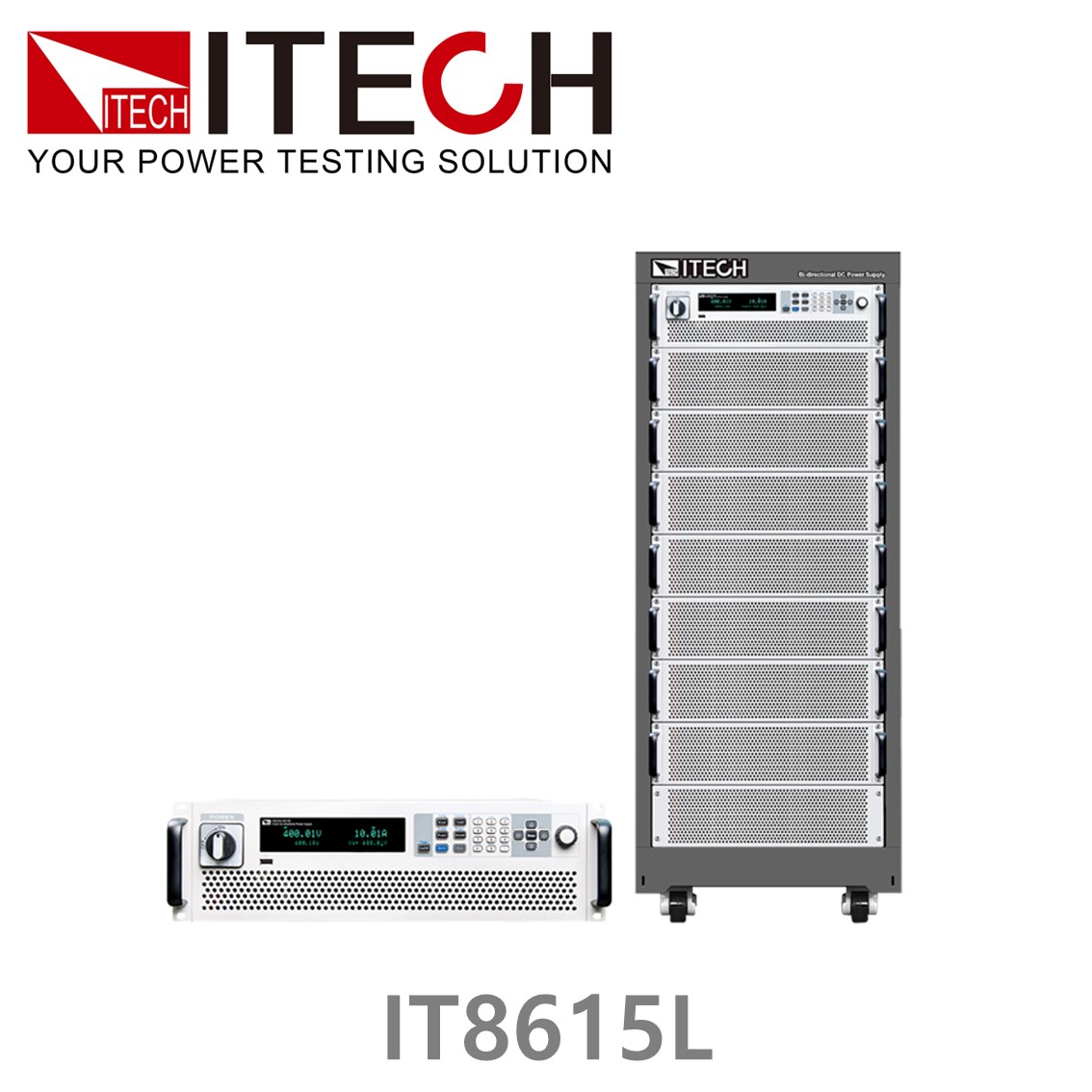 ITECH IT8615L AC, DC 전자로드,전자부하 15~260Vrms, 0~20Arms, 1800VA (3U)