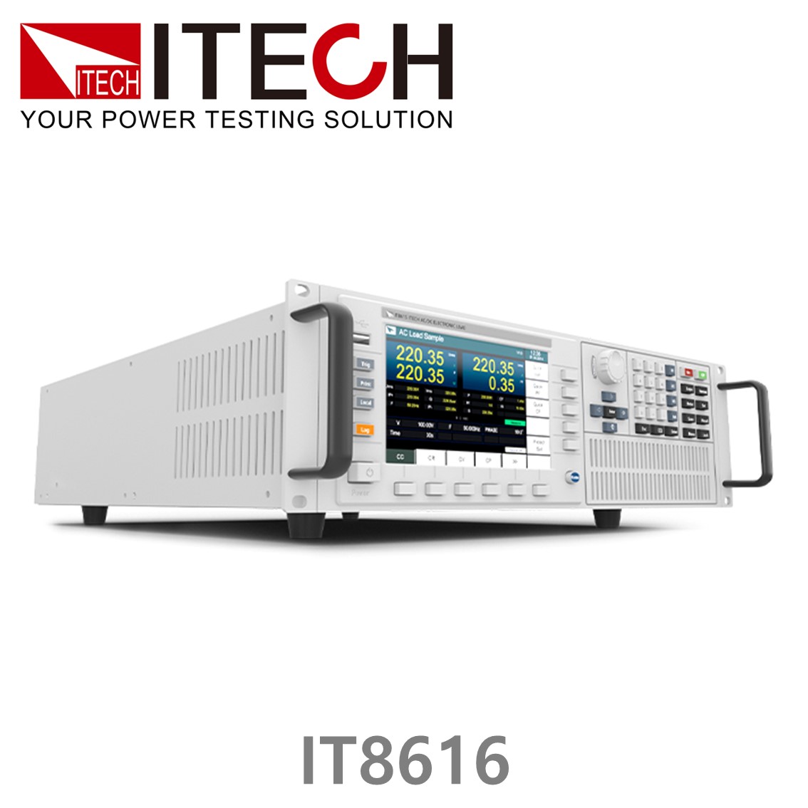 ITECH IT8616  AC/DC 전자로드,전자부하 50~420Vrms/0~40Arms/3600VA (6U)