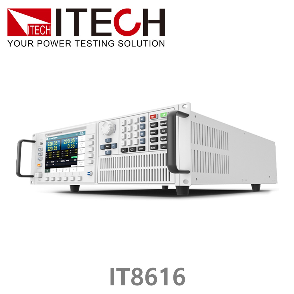 [ ITECH ] IT8616  AC/DC 전자로드,전자부하 50~420Vrms/0~40Arms/3600VA (6U)