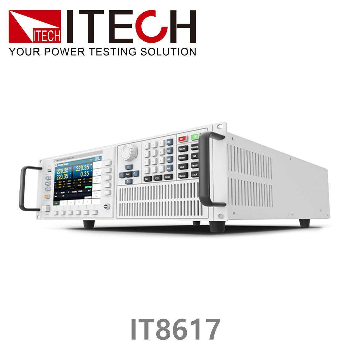 [ ITECH ] IT8617  AC/DC 전자로드,전자부하 50~420Vrms/0~60Arms/5400VA/1φ or 3φ (15U)