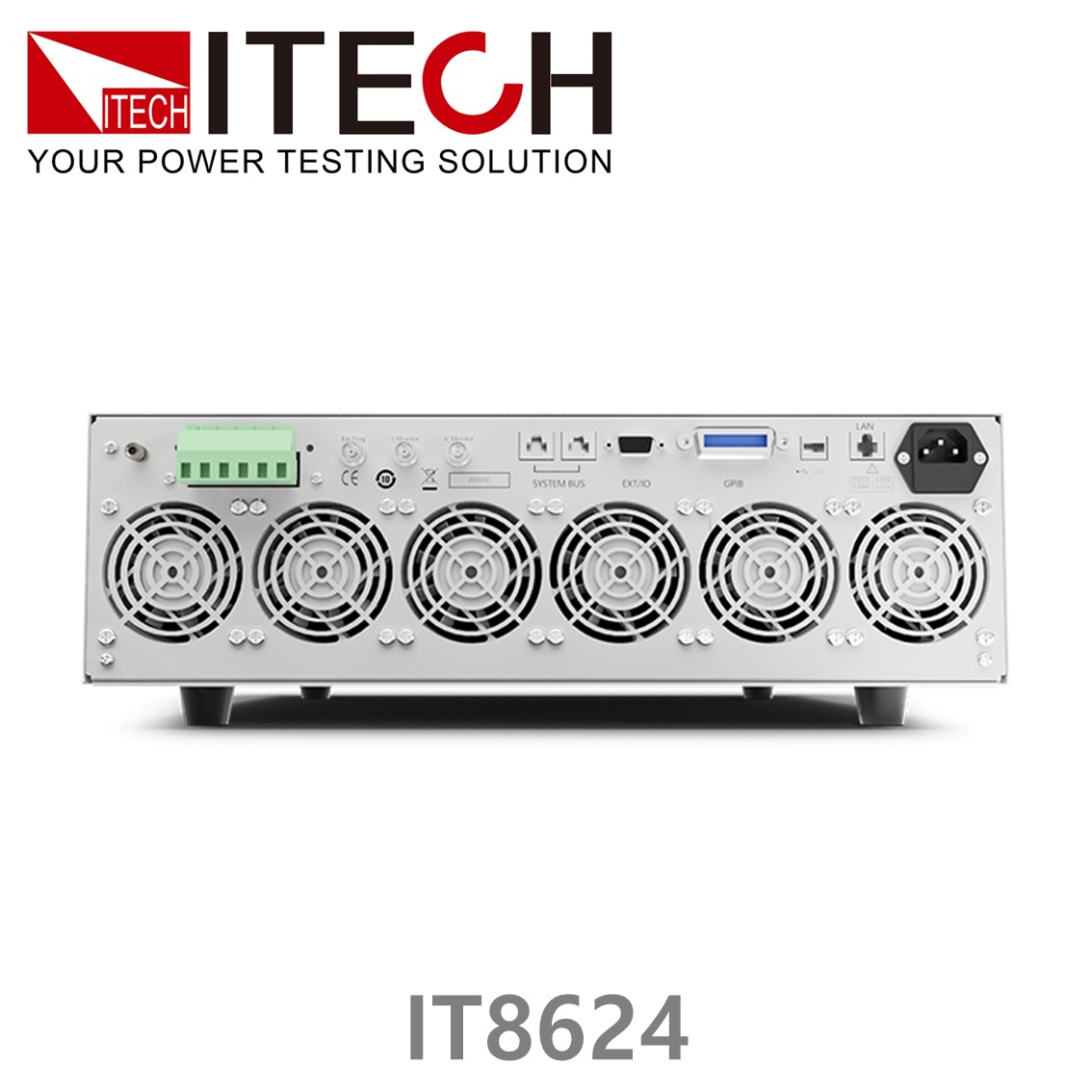 [ ITECH ] IT8624  AC/DC 전자로드,전자부하 50-420V/80A/7200VA (27U)