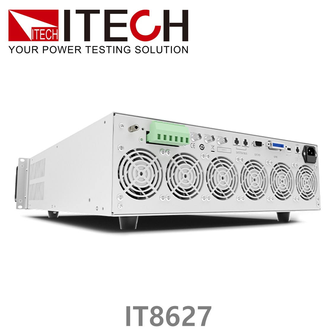 ITECH IT8627 AC, DC 전자로드,전자부하 50-420V, 140A, 12600VA (37U)