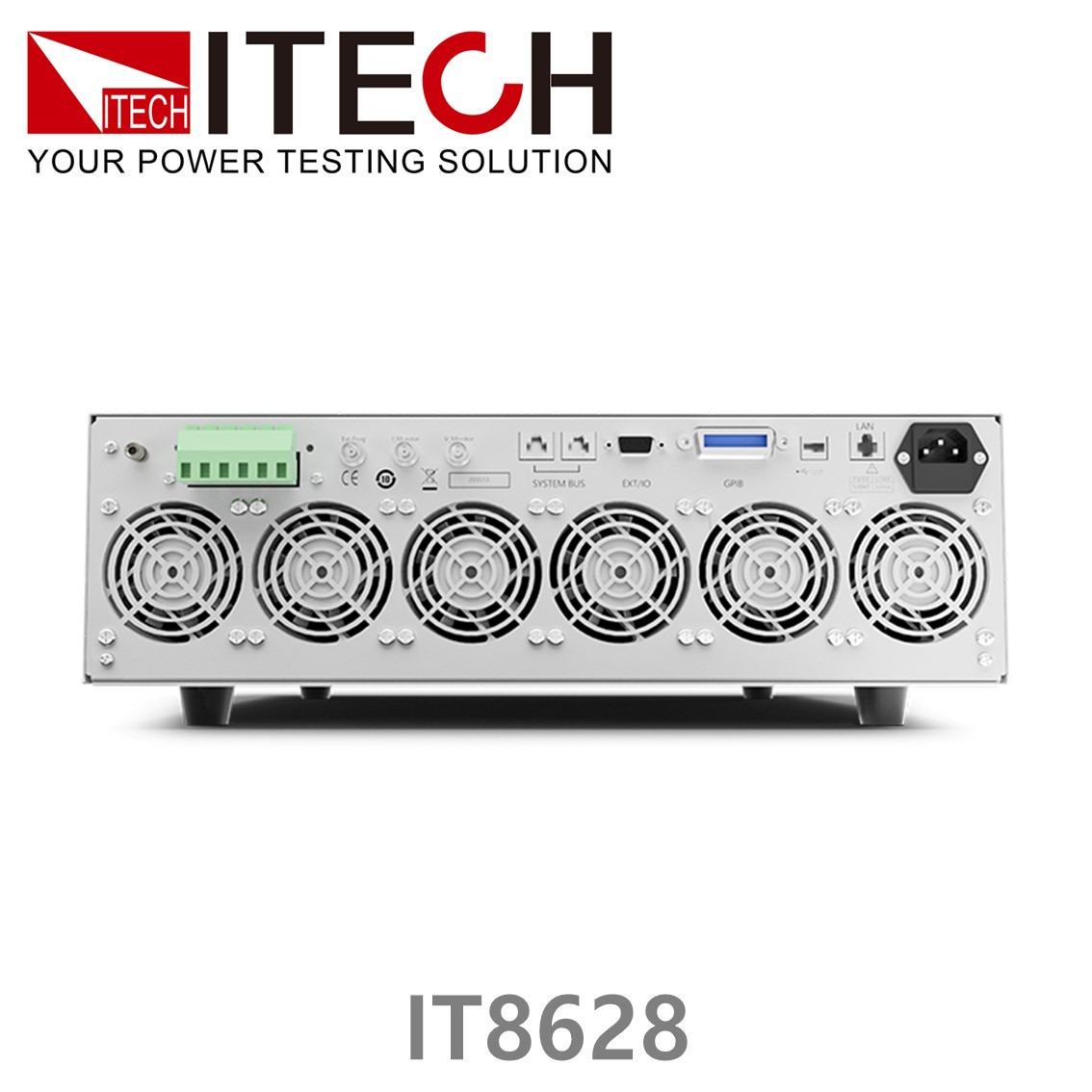 ITECH IT8628 AC, DC 전자로드,전자부하 50~420Vrms, 0~160Arms, 14.4kVA (37U)