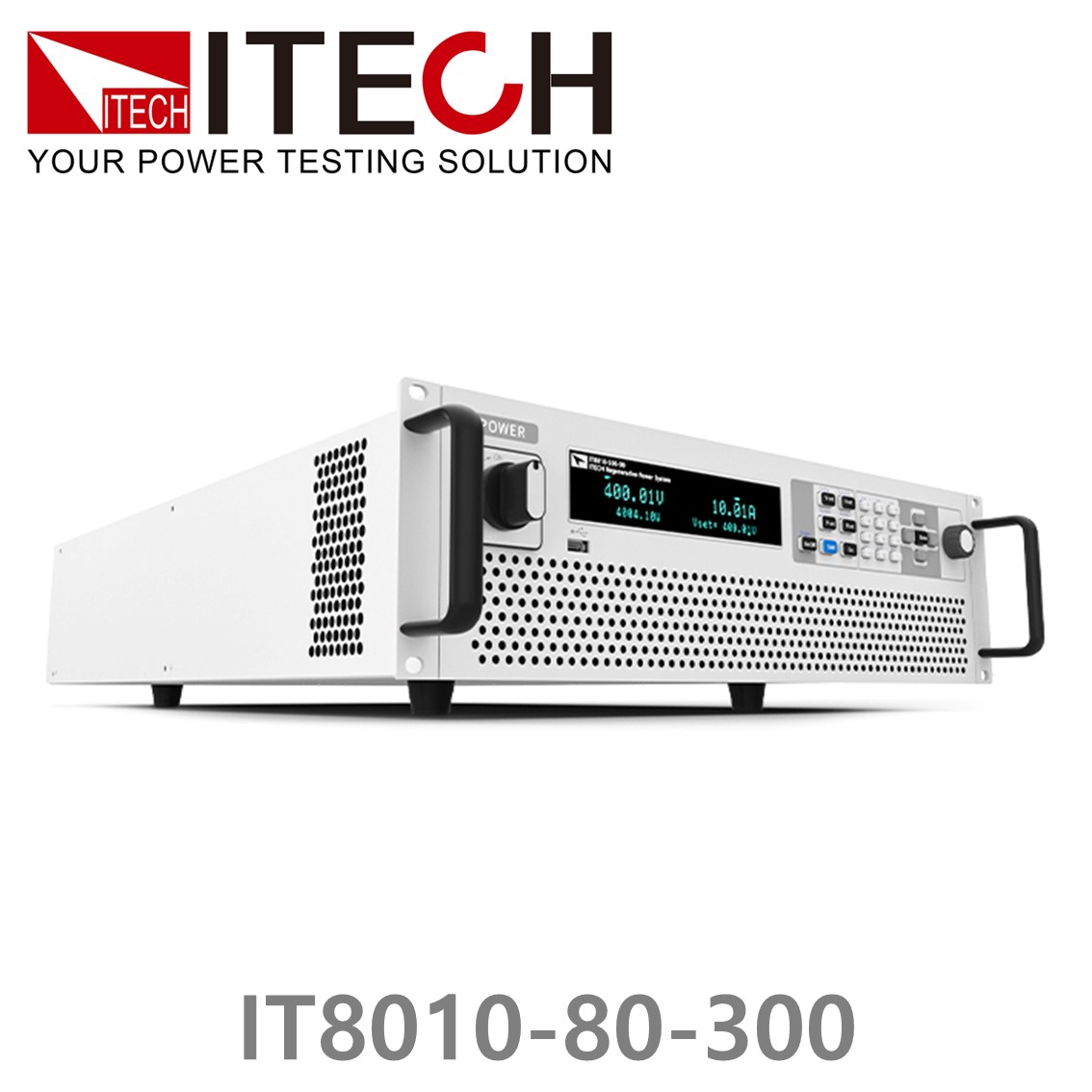 [ ITECH ] IT8010-80-300  회생형 DC전자로드, DC전자부하 80V/300A/10kW (3U)