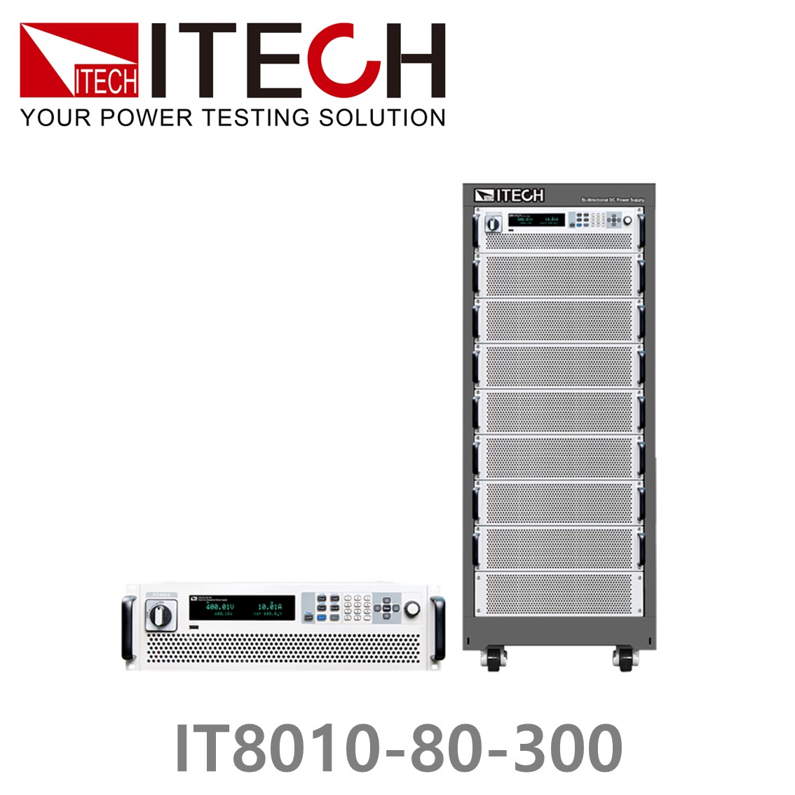 [ ITECH ] IT8010-80-300  회생형 DC전자로드, DC전자부하 80V/300A/10kW (3U)