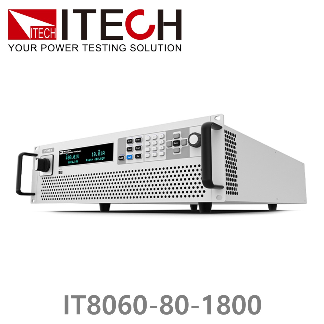 [ ITECH ] IT8060-80-1800  회생형 DC전자로드, DC전자부하 80V/1800A/60kW (15U)