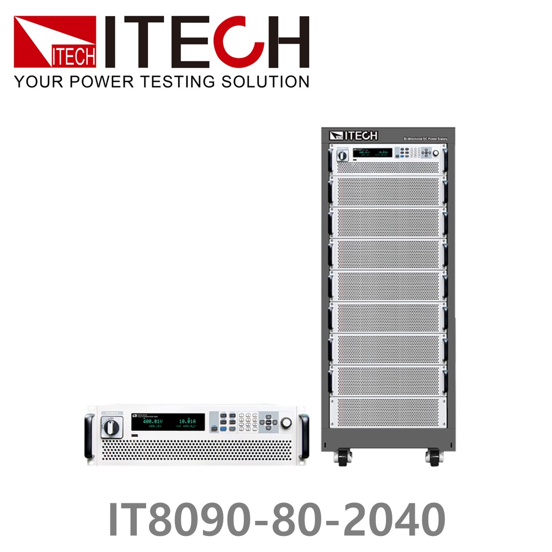 [ ITECH ] IT8090-80-2040  회생형 DC전자로드, DC전자부하 80V/2040A/90kW (27U)