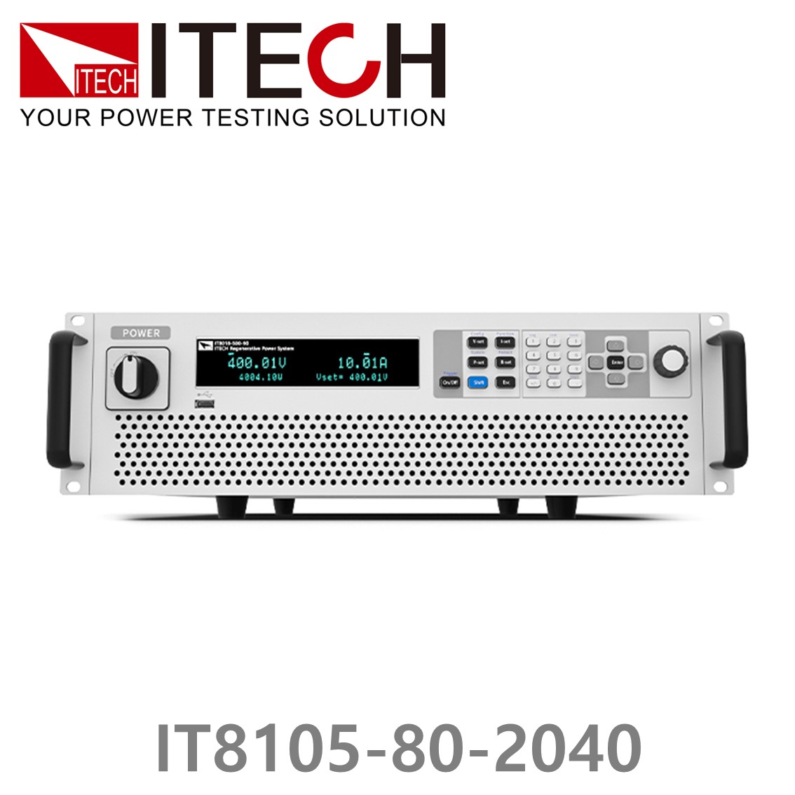 [ ITECH ] IT8105-80-2040  회생형 DC전자로드, DC전자부하 80V/2040A/105kW (27U)