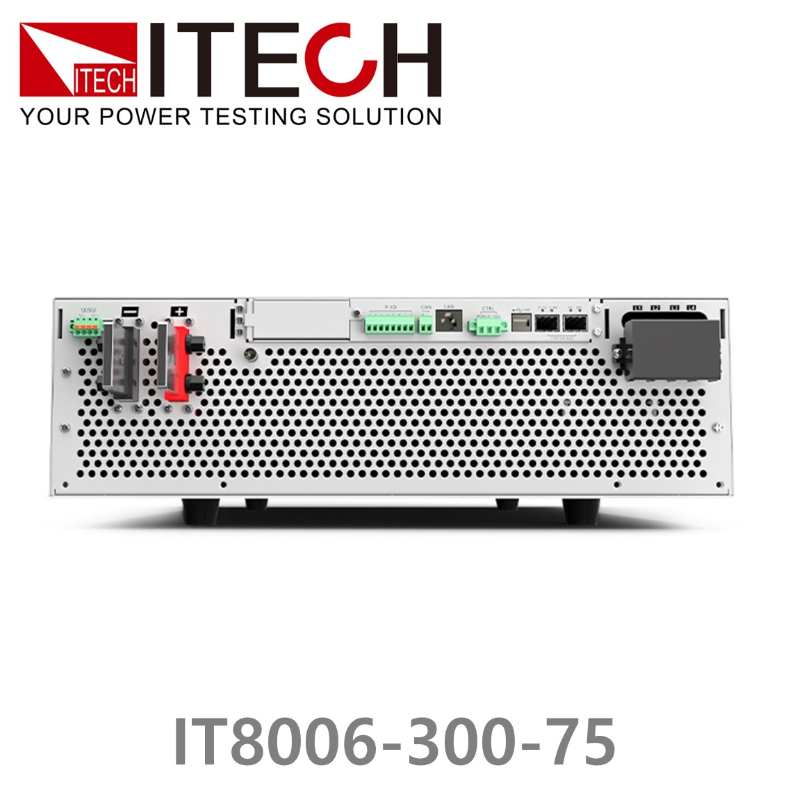 [ ITECH ] IT8006-300-75  회생형 DC전자로드, DC전자부하 300V/75A/6kW (3U)