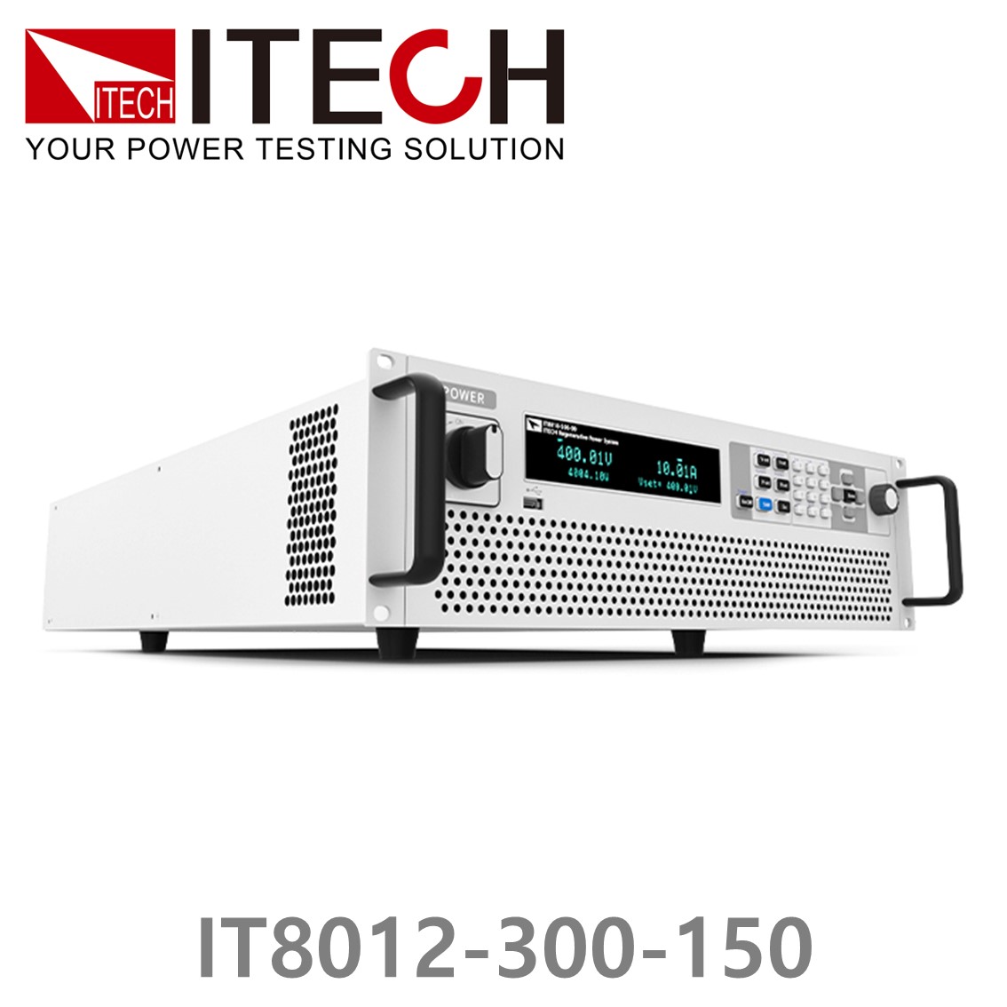 [ ITECH ] IT8012-300-150  회생형 DC전자로드, DC전자부하 300V/150A/12kW (3U)