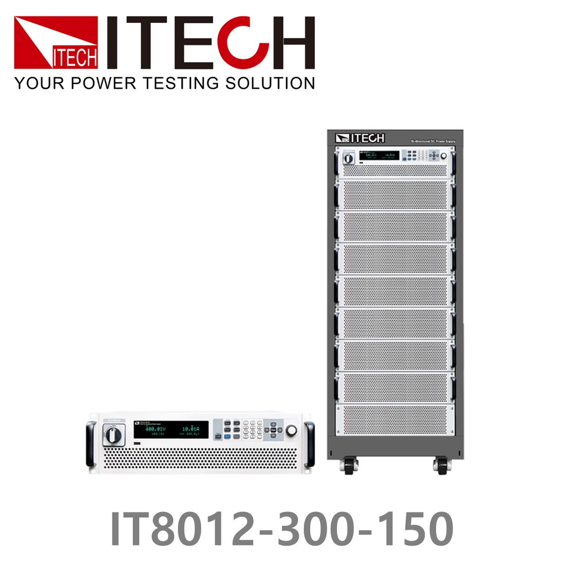 [ ITECH ] IT8012-300-150  회생형 DC전자로드, DC전자부하 300V/150A/12kW (3U)