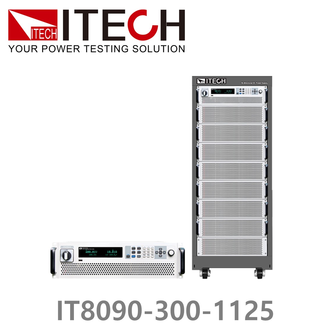 [ ITECH ] IT8090-300-1125  회생형 DC전자로드, DC전자부하 300V/1125A/90kW (27U)