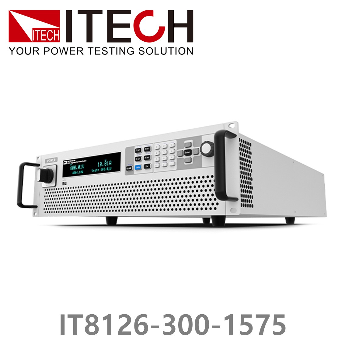[ ITECH ] IT8126-300-1575  회생형 DC전자로드, DC전자부하 300V/1575A/126kW (27U)