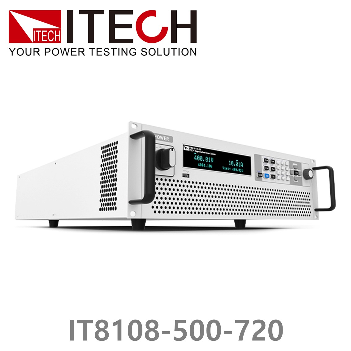 [ ITECH ] IT8108-500-720  회생형 DC전자로드, DC전자부하 500V/720A/108kW (27U)