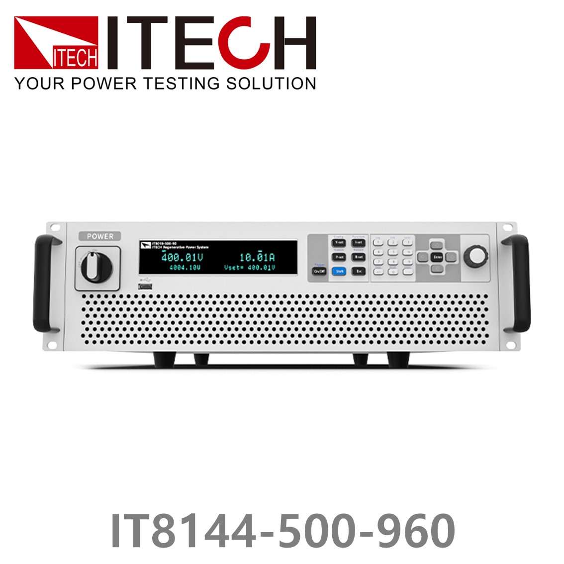 ITECH IT8144-500-960  회생형 DC전자로드 500V/960A/144kW (27U) DC전자부하