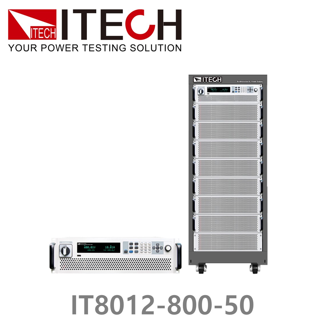 [ ITECH ] IT8012-800-50  회생형 DC전자로드, DC전자부하 800V/50A/12kW (3U)