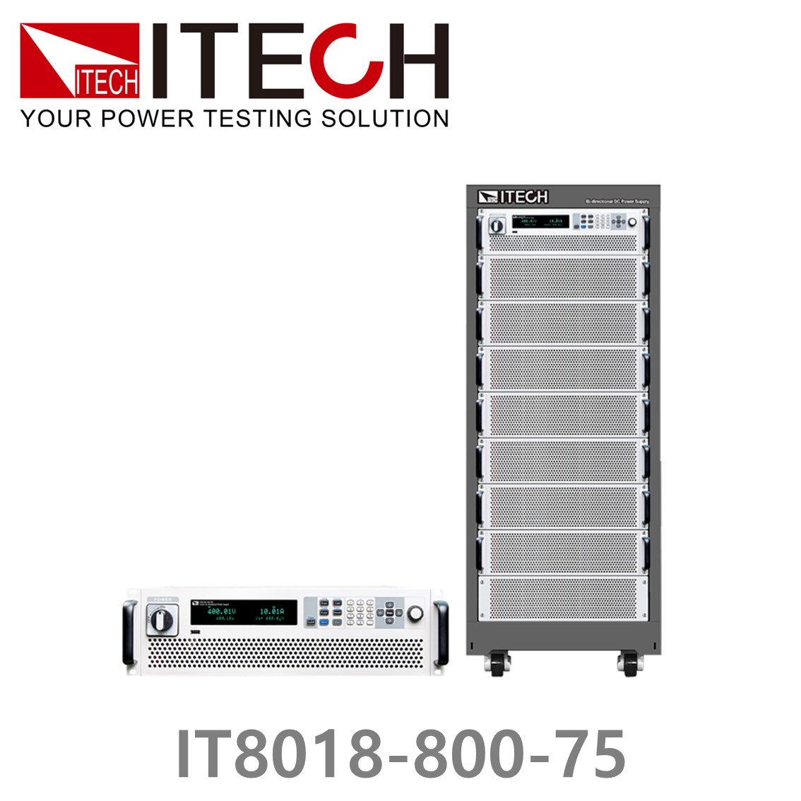 [ ITECH ] IT8018-800-75  회생형 DC전자로드, DC전자부하 800V/75A/18kW (3U)