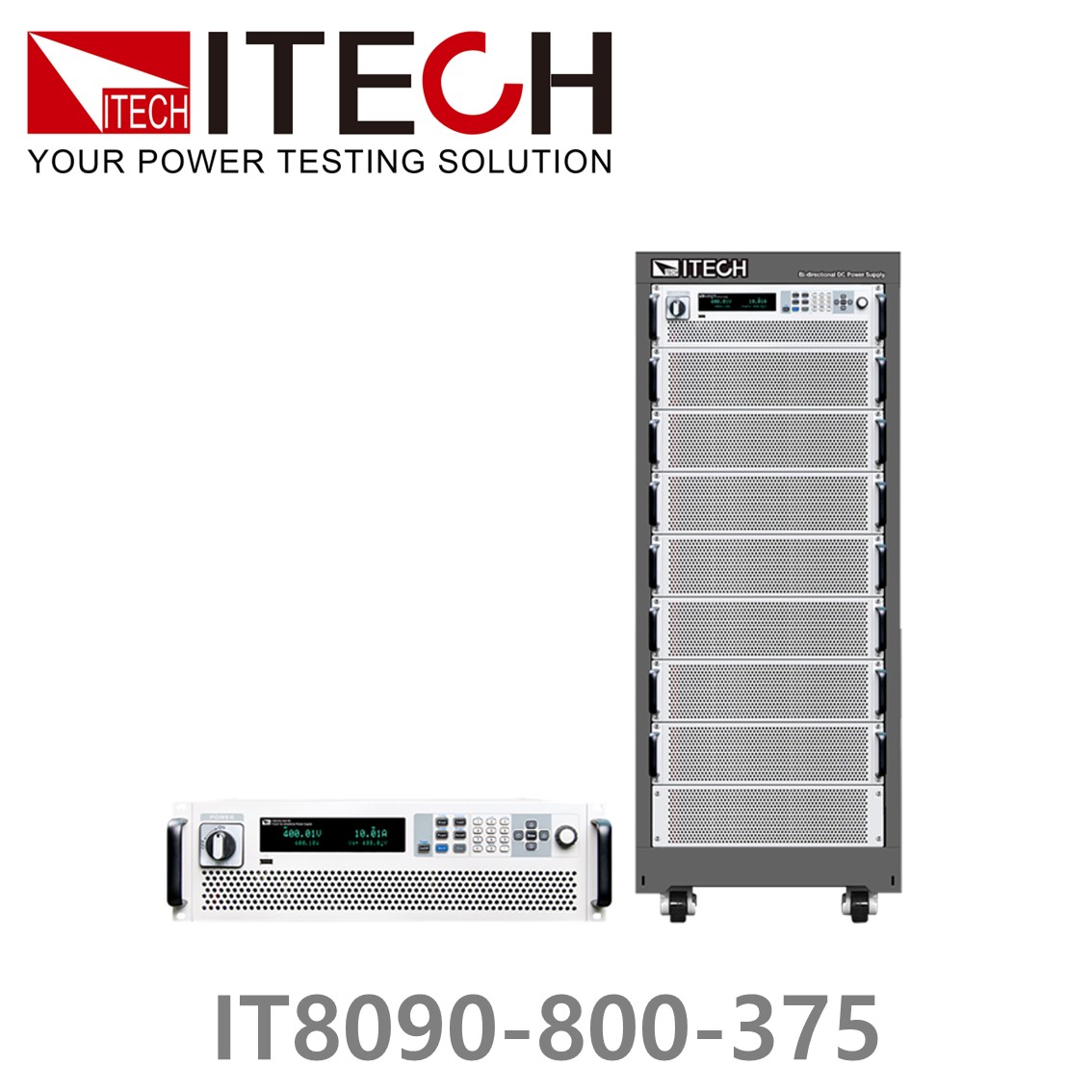 [ ITECH ] IT8090-800-375  회생형 DC전자로드, DC전자부하 800V/375A/90kW (27U)