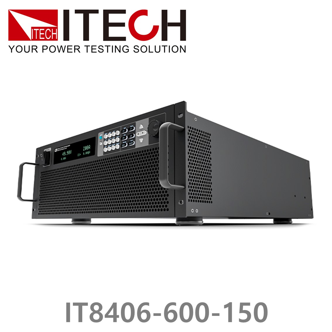 [ ITECH ] IT8406-600-150 고성능 DC전자로드 DC전자부하 600V/150A/6kW (4U)