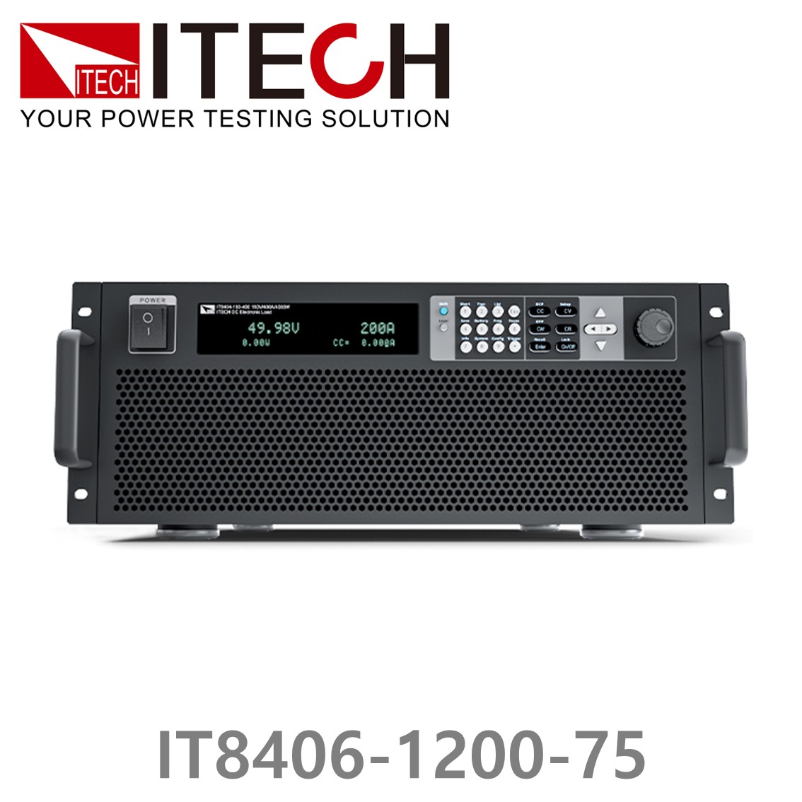 [ ITECH ] IT8406-1200-75  고성능 DC전자로드 DC전자부하 1200V/75A/6kW (4U)