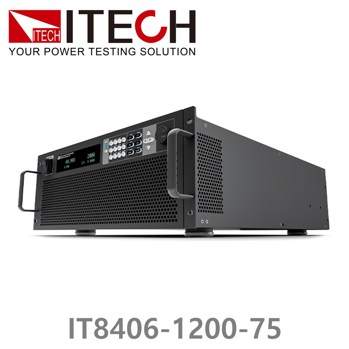 [ ITECH ] IT8406-1200-75  고성능 DC전자로드 DC전자부하 1200V/75A/6kW (4U)