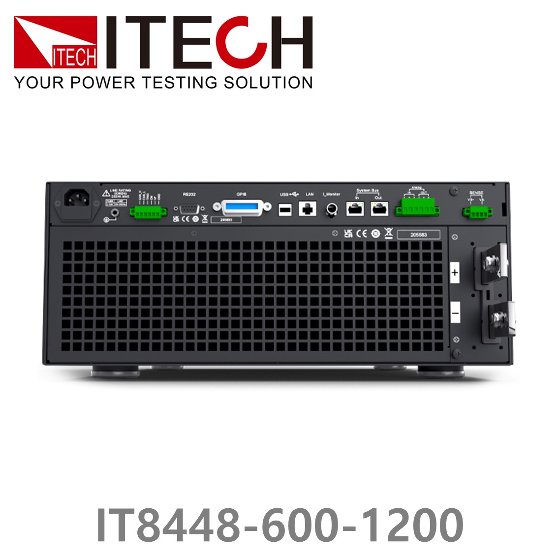 [ ITECH ] IT8448-600-1200  고성능 DC전자로드 DC전자부하 600V/1200A/48kW (37U)