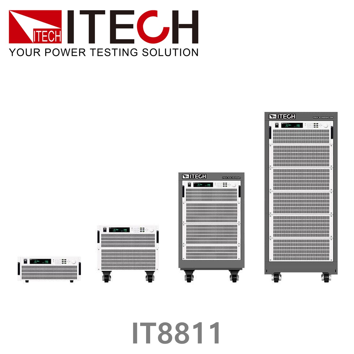 [ ITECH ] IT8811  고속 DC전자로드 120V/30A/150W (½ 2U)