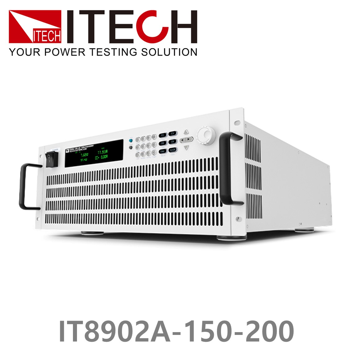 [ ITECH ] IT8902A-150-200  고성능 고전력 DC 전자로드 150V/200A/2kW (4U)