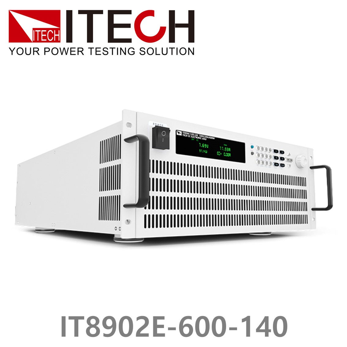 [ ITECH ] IT8902E-600-140 고성능 고전력 DC 전자로드 600V/140A/2kW (4U)