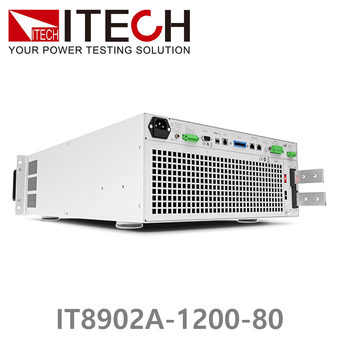 [ ITECH ] IT8902A-1200-80  고성능 고전력 DC 전자로드 1200V/80A/2kW (4U)