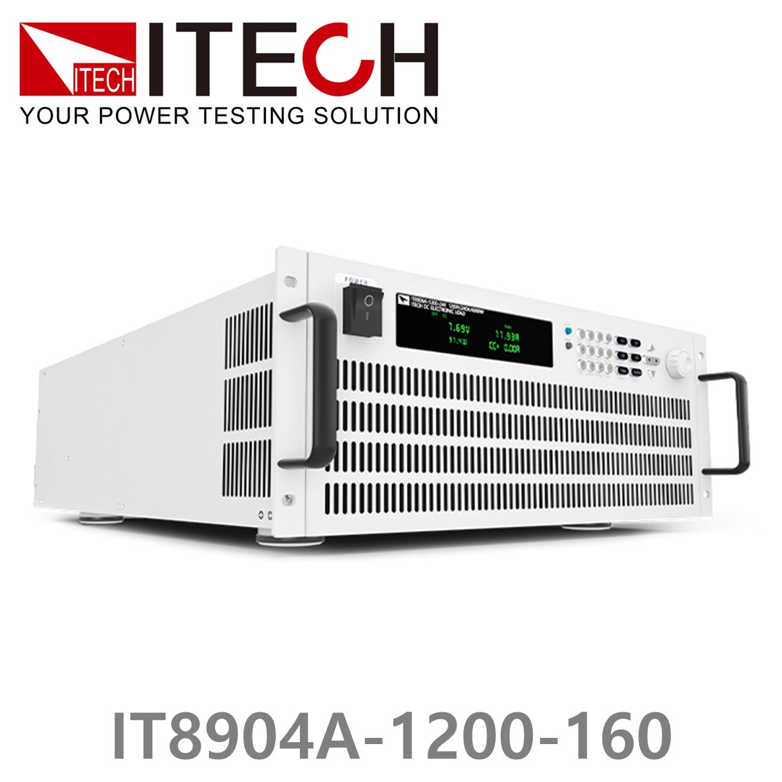 [ ITECH ] IT8904A-1200-160  고성능 고전력 DC 전자로드 1200V/160A/4kW (4U)