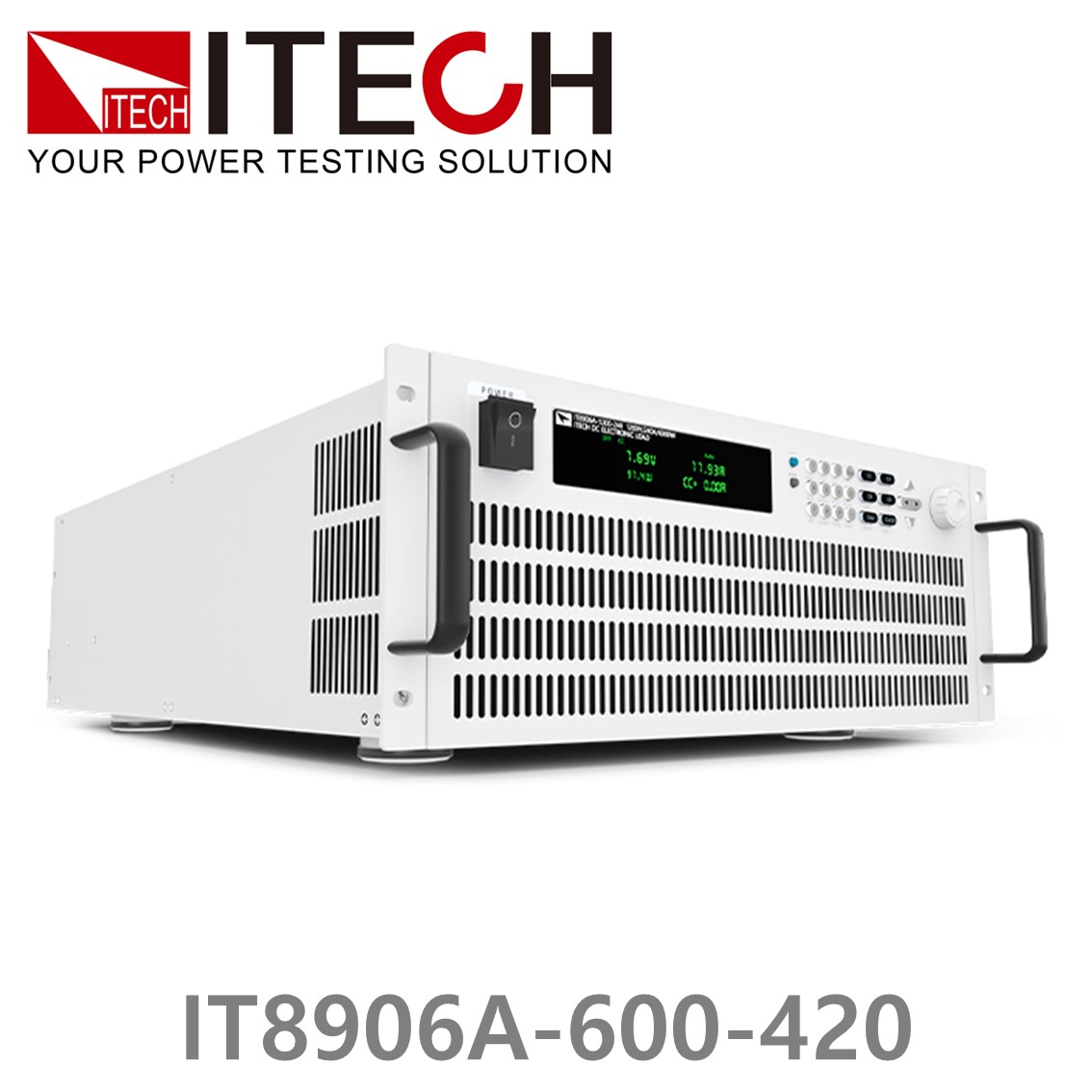 [ ITECH ] IT8906A-600-420  고성능 고전력 DC 전자로드 600V/420A/6kW (4U)