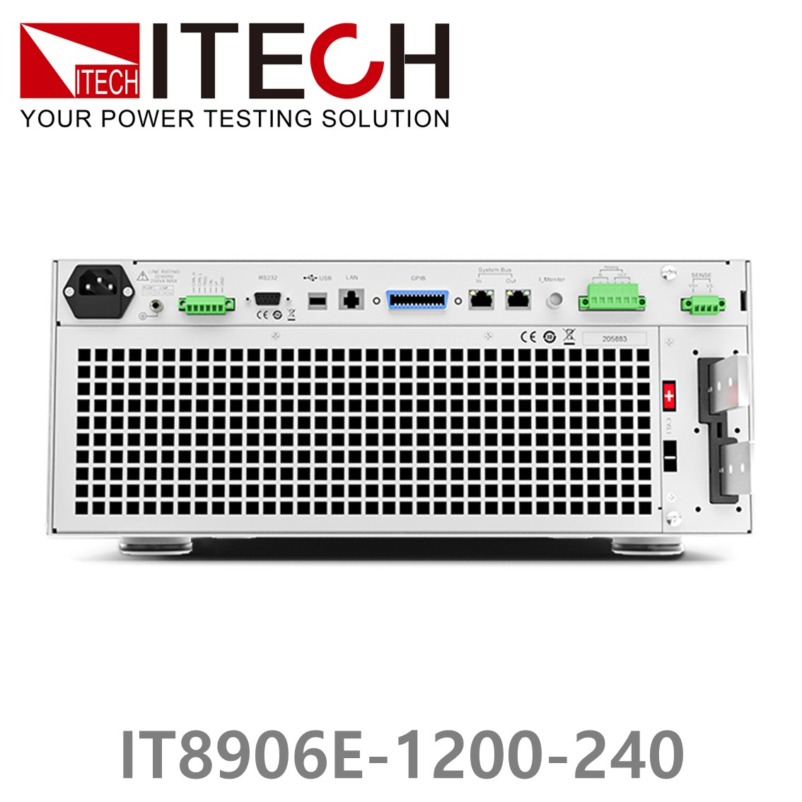 ITECH IT8906E-1200-240  DC전자로드 1200V/240A/6kW/4U
