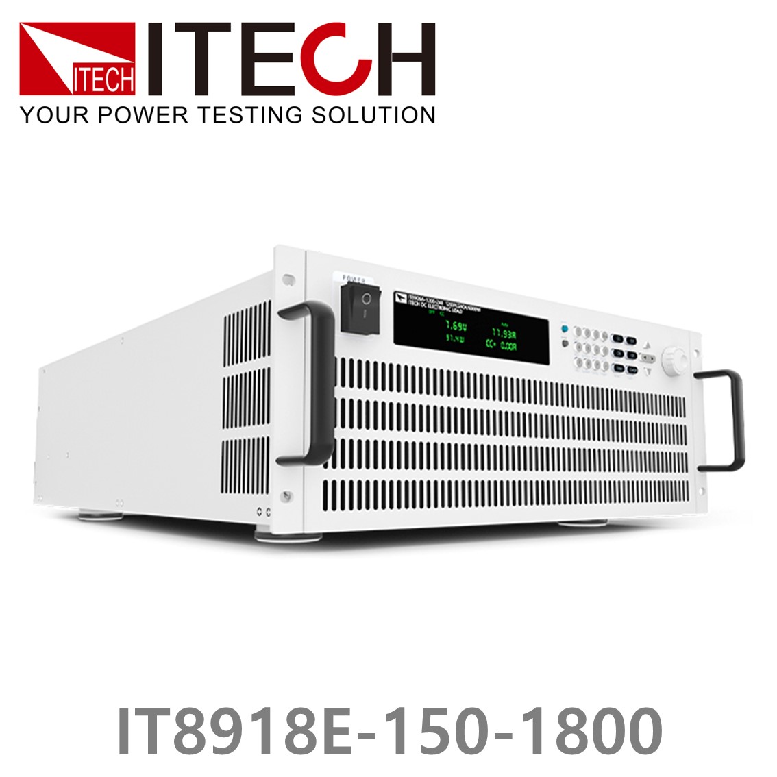 [ ITECH ] IT8918E-150-1800  고성능 고전력 DC 전자로드 150V/1800A/18kW (15U)