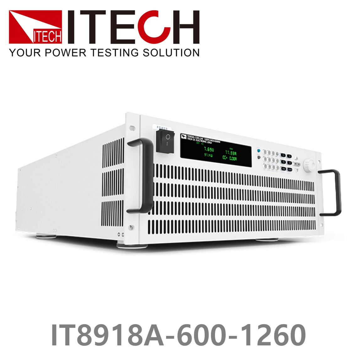 [ ITECH ] IT8918A-600-1260  고성능 고전력 DC 전자로드 600V/1260A/18kW (15U)