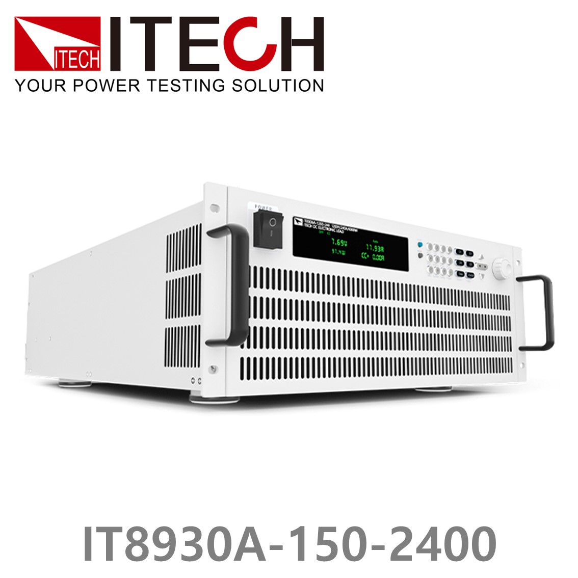 [ ITECH ] IT8930A-150-2400  고성능 고전력 DC 전자로드 150V/2400A/30kW (27U)
