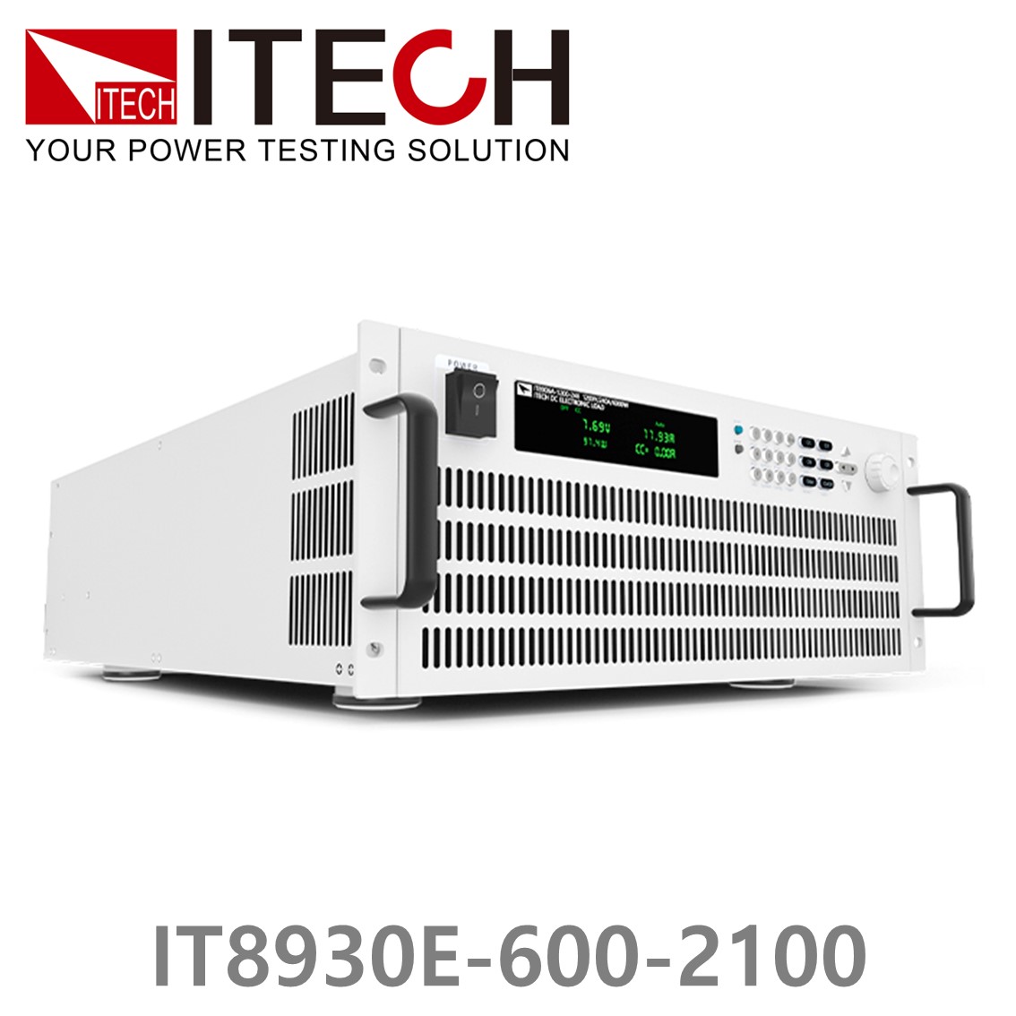 [ ITECH ] IT8930E-600-2100  고성능 고전력 DC 전자로드 600V/2100A/30kW (27U)